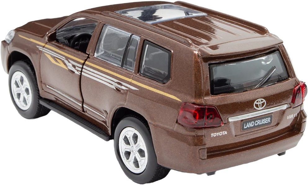 Автомодель TechnoDrive - Toyota Land Cruiser коричневый (KM250420) фото 