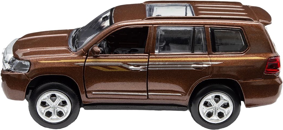 Автомодель TechnoDrive - Toyota Land Cruiser коричневый (KM250420) фото 
