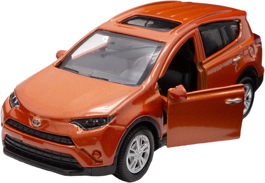 Автомодель TechnoDrive - Toyota RAV4 оранжевый (KM250422) фото 