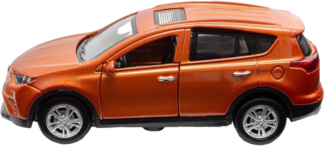 Автомодель TechnoDrive - Toyota RAV4 оранжевый (KM250422) фото 