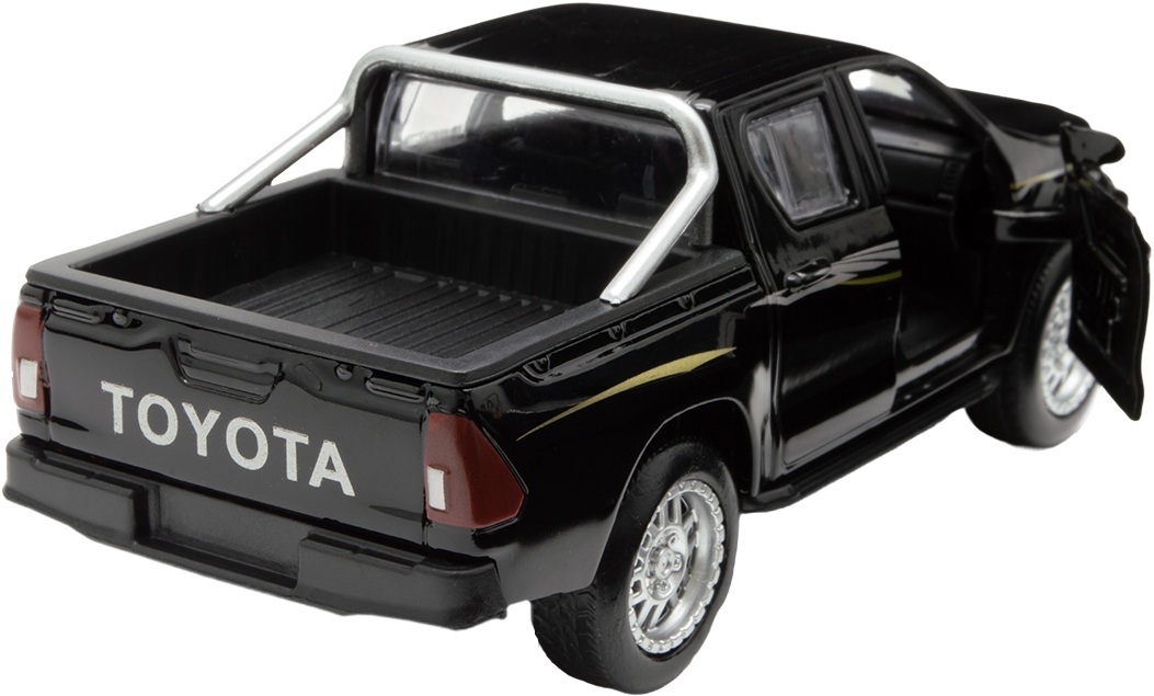 Автомодель TechnoDrive - Toyota Hilux черный (KM250423) фото 10