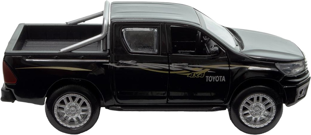 Автомодель TechnoDrive - Toyota Hilux черный (KM250423) фото 6