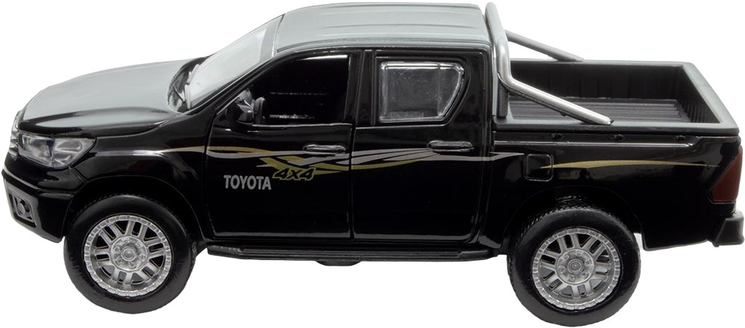 Автомодель TechnoDrive - Toyota Hilux черный (KM250423) фото 2