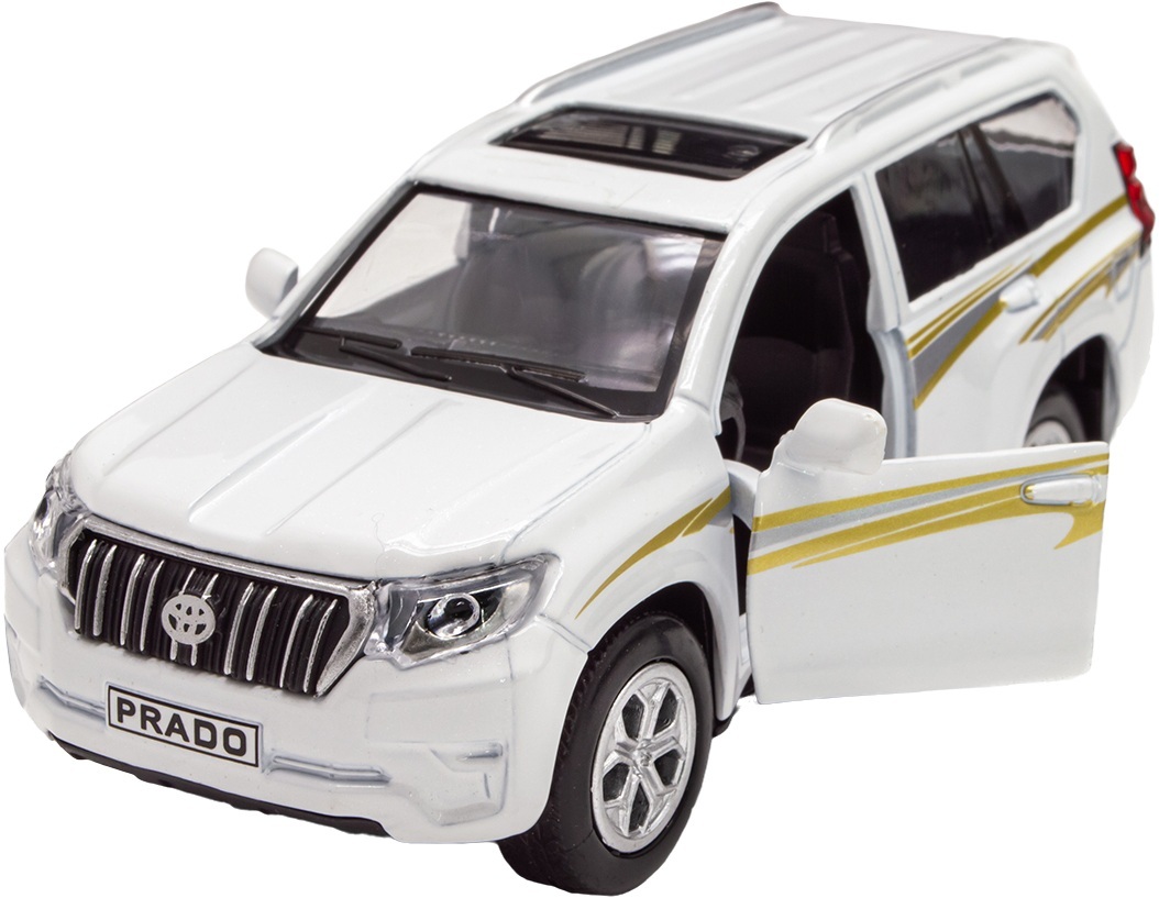 Автомодель TechnoDrive - Toyota Prado білий (KM250425W)фото9