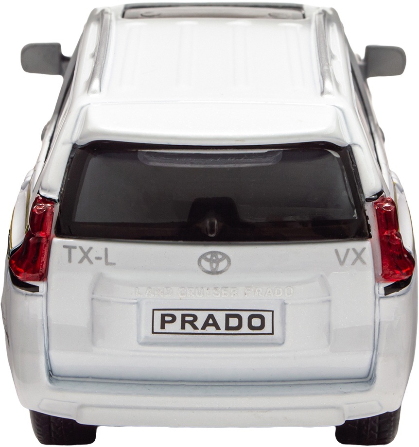 Автомодель TechnoDrive - Toyota Prado білий (KM250425W)фото4