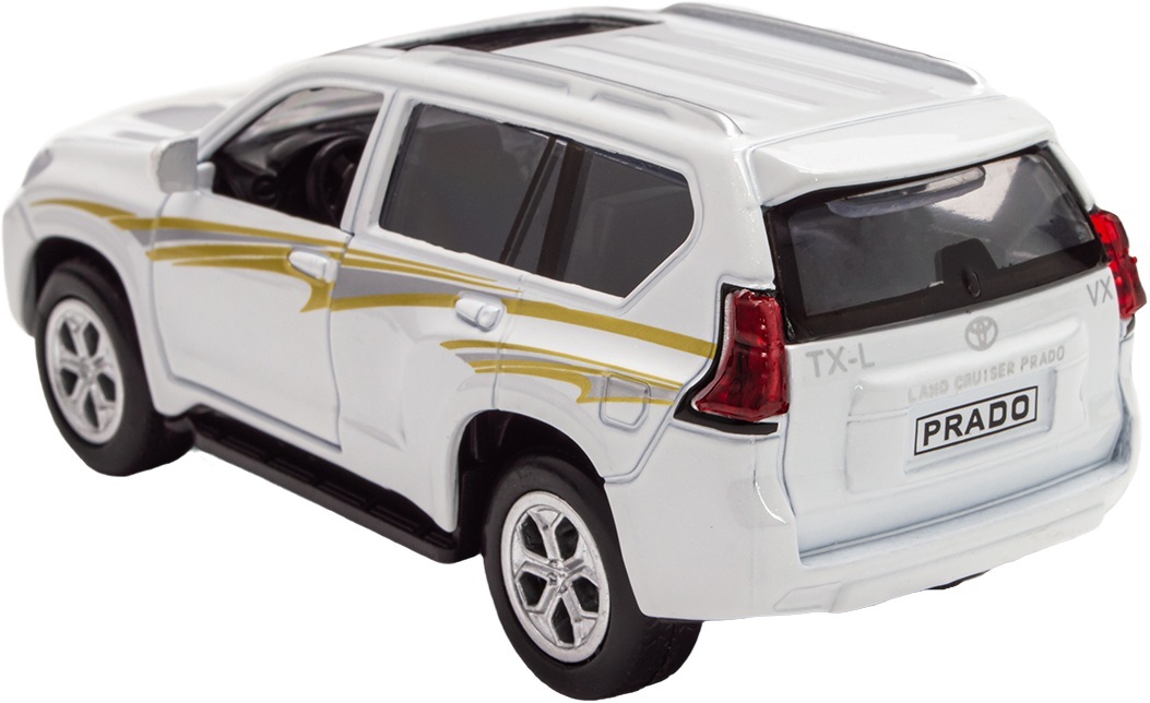 Автомодель TechnoDrive - Toyota Prado білий (KM250425W)фото3