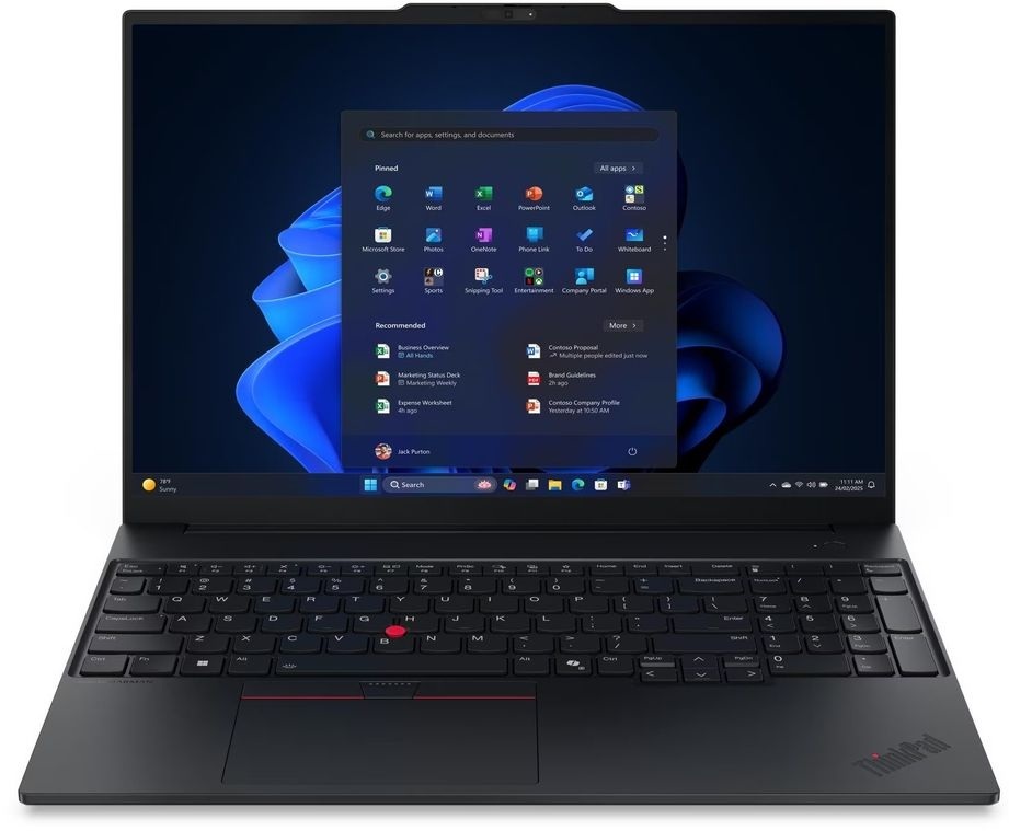 Ноутбук LENOVO ThinkPad E16 Gen 3 Black (21SUS01S00) фото 2