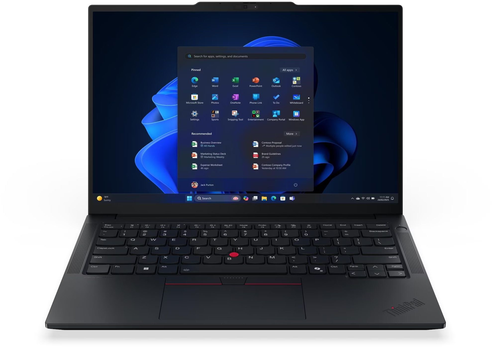 Ноутбук LENOVO ThinkPad E14 Gen 7 Black (21SYS0AN00) фото 2
