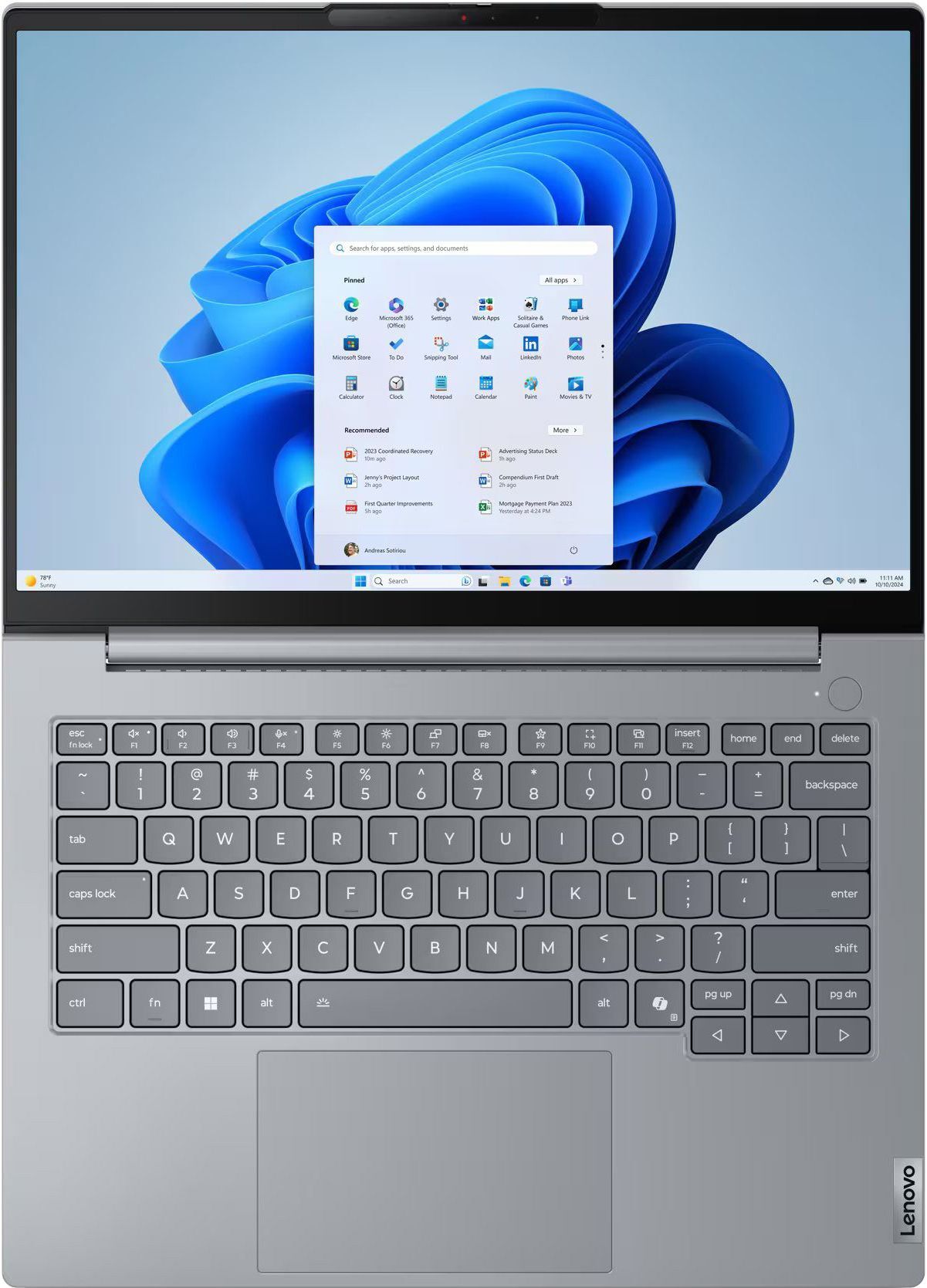 Ноутбук LENOVO ThinkBook 14 G8 IRL Arctic Grey (21SG00J8RA) фото6