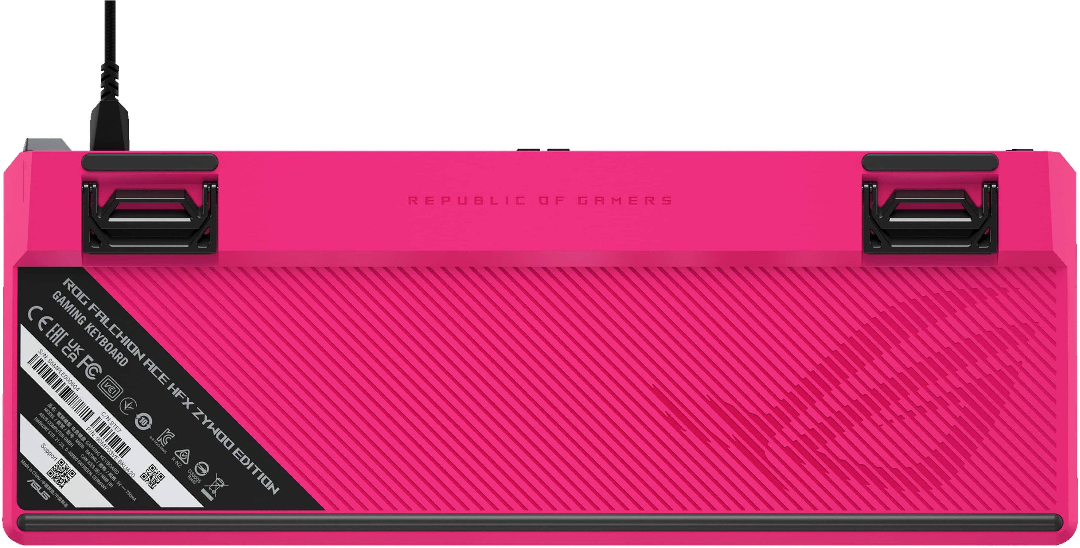 Ігрова клавіатура ASUS ROG Falchion Ace ZywOo Edition HFX EN PBT (90MP04KE-BKUA20)фото10