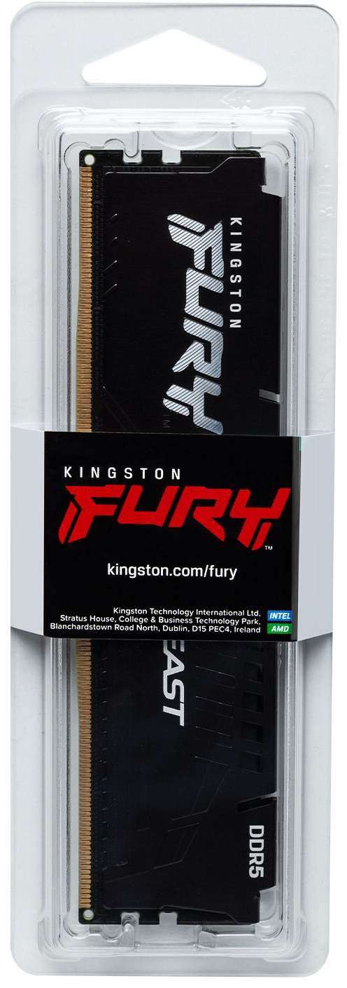 Пам'ять ПК Kingston DDR5 32GB 6000 FURY Beast (KF560C36BBE2-32)фото3