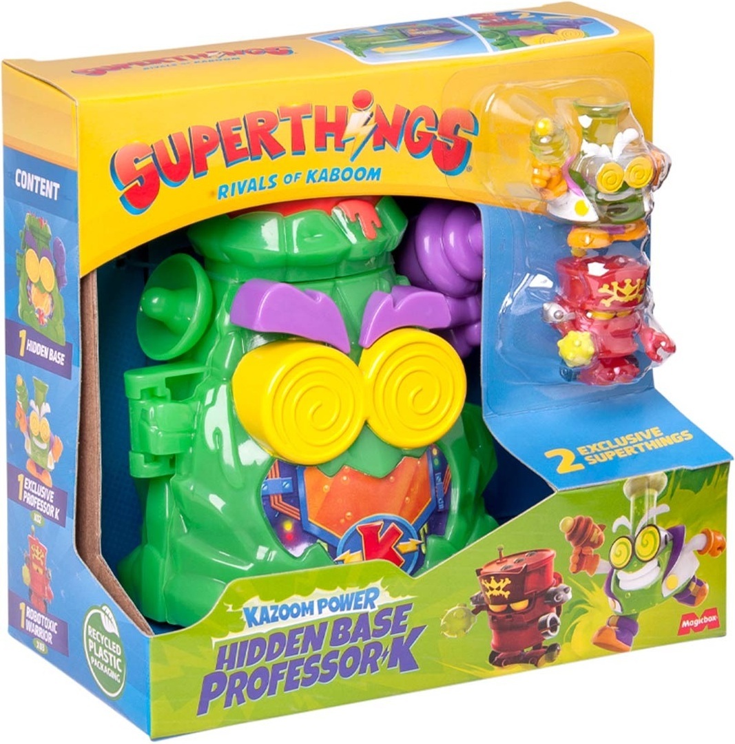 Игровой набор SuperThings серии Kazoom Power - Скрытая база Профессора Кинга (PSTSP112IN250) фото 