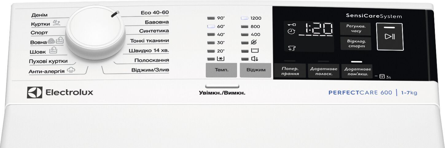 Вертикальна пральна машина Electrolux EW6T427Uфото2