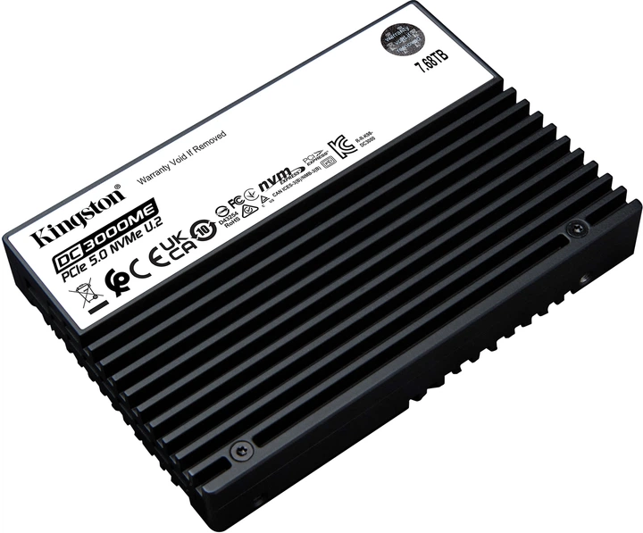 Накопичувач SSD U.2 NVMe KINGSTON DC3000M 7680GB Enterprise (SEDC3000ME/7T6) фото