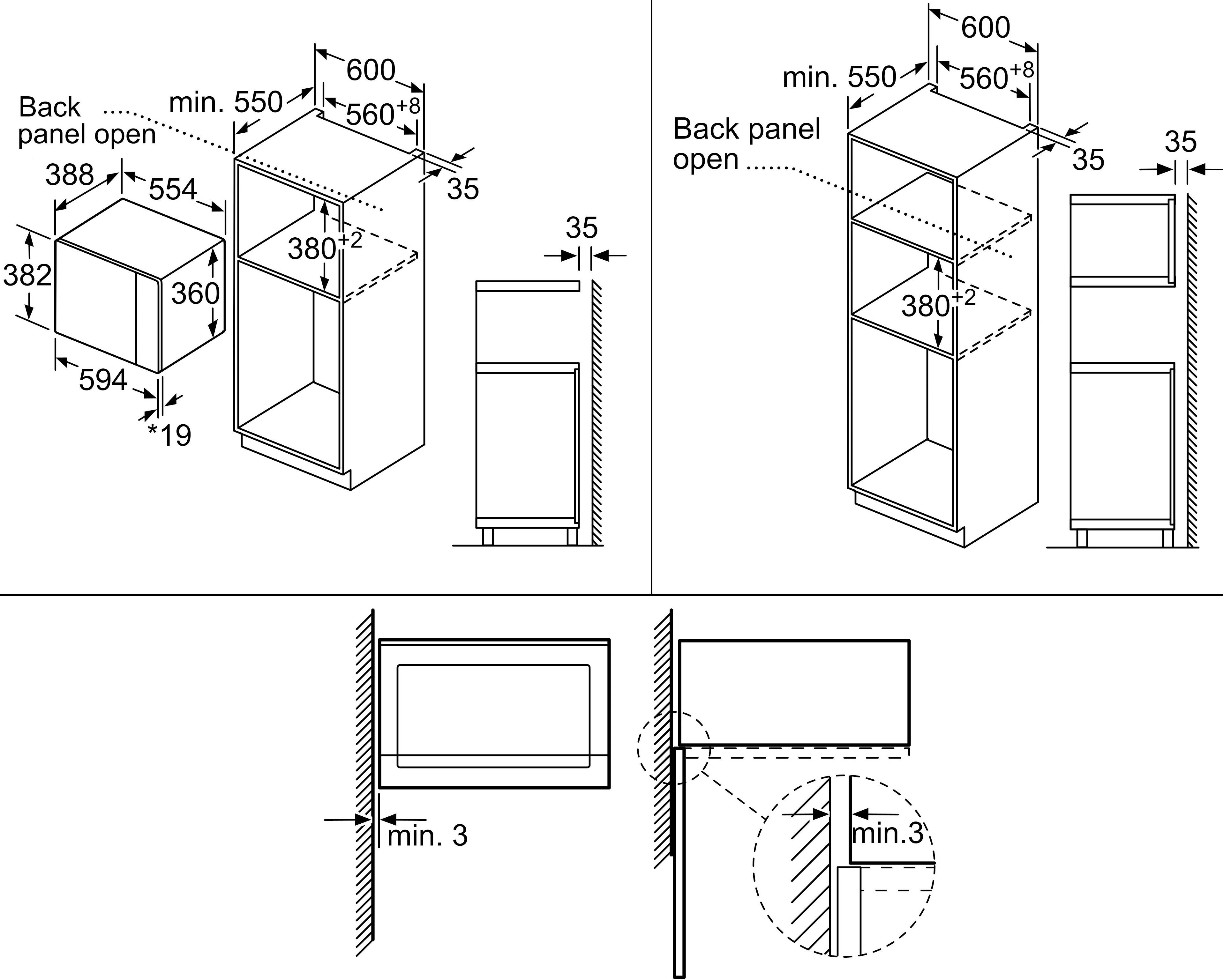 Вбудована мікрохвильова піч Bosch BEL554MS0фото2