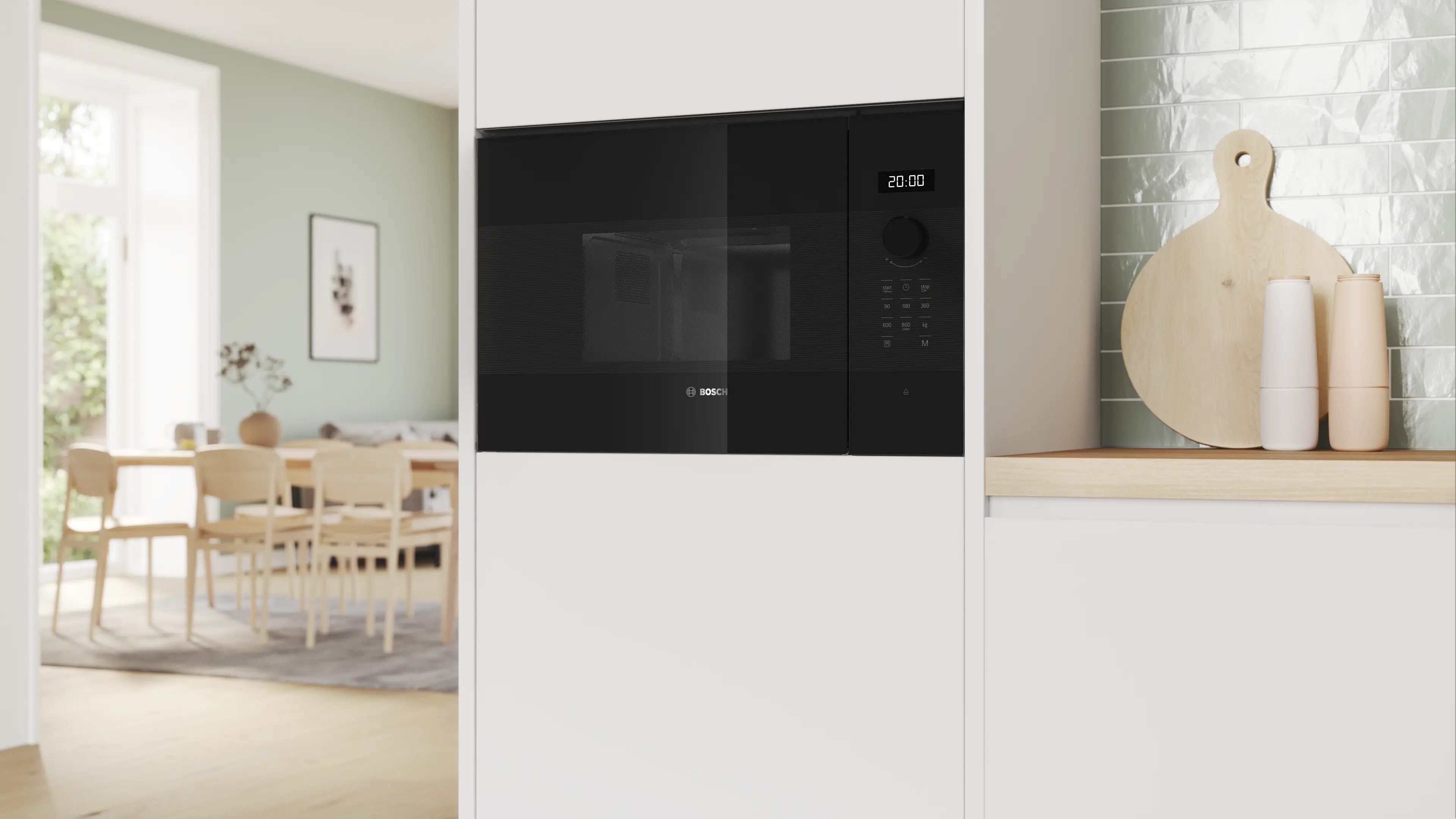 Вбудована мікрохвильова піч Bosch BFL524MB2фото