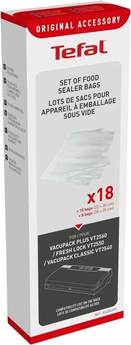 Пакеты для вакуумирования Tefal XA254010, 18 шт фото 2