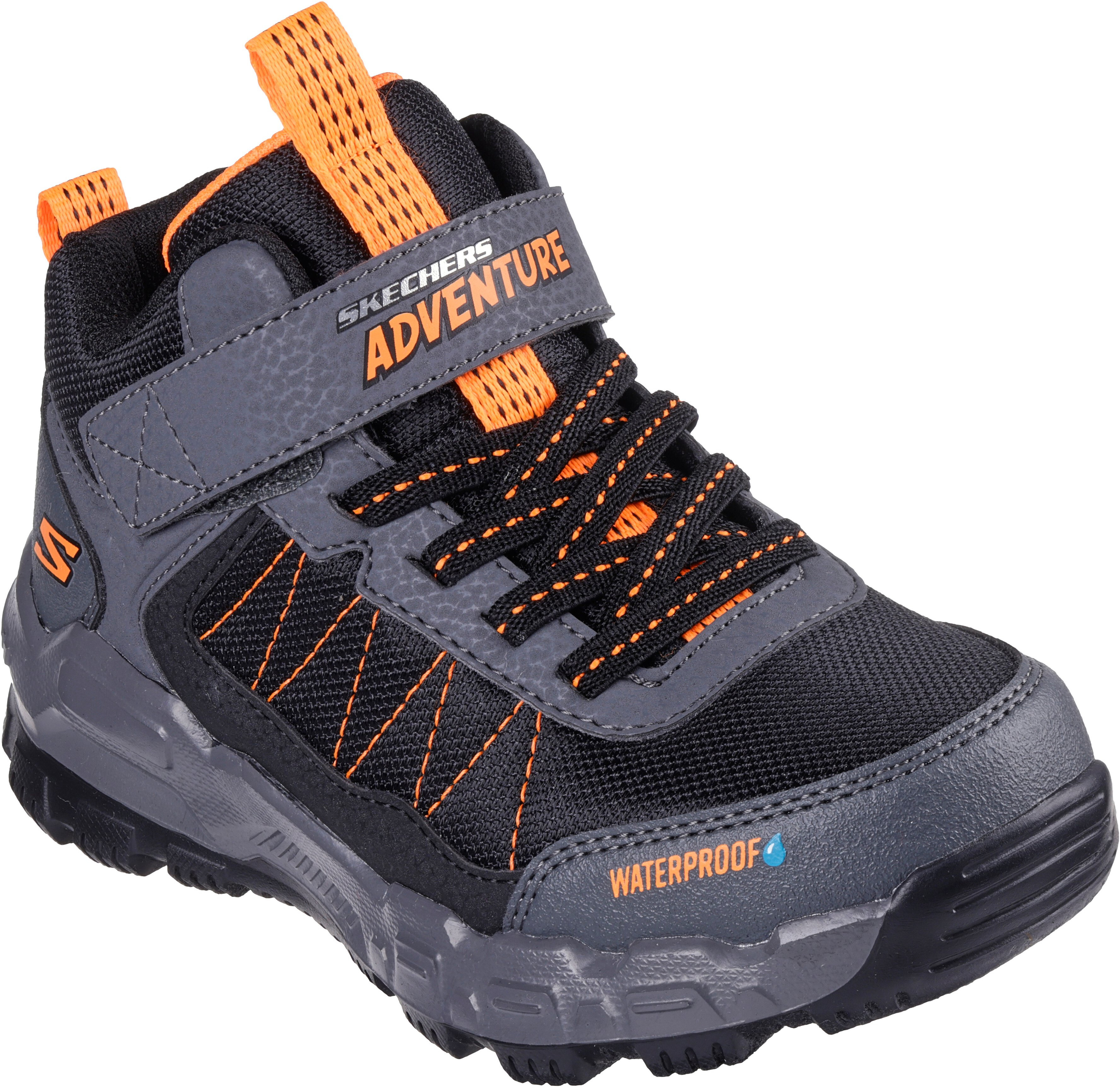 Ботинки для мальчика Skechers Adventure Track 406400L CCBK 32 (1 US) серые фото 3