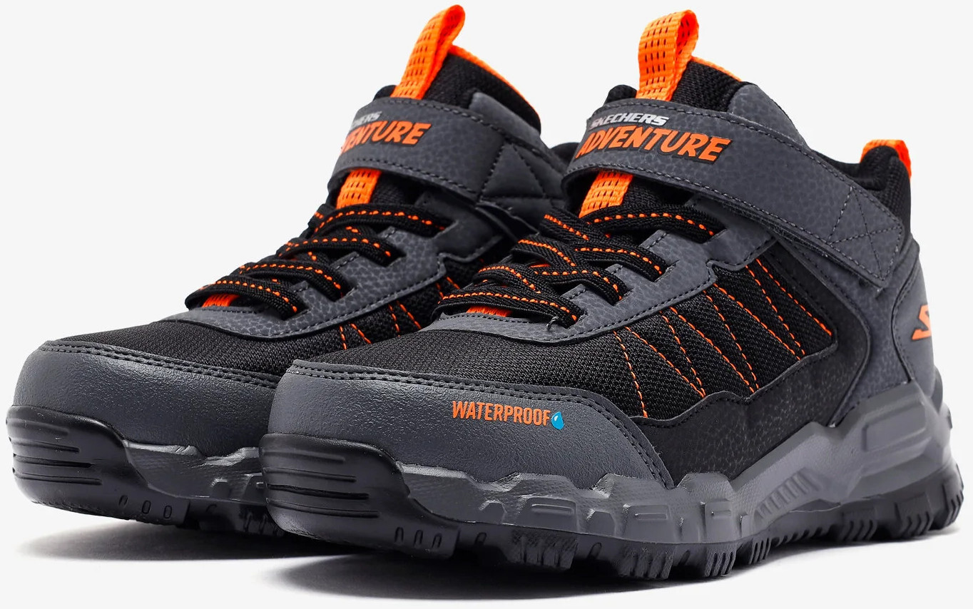 Ботинки для мальчика Skechers Adventure Track 406400L CCBK 32 (1 US) серые фото 7