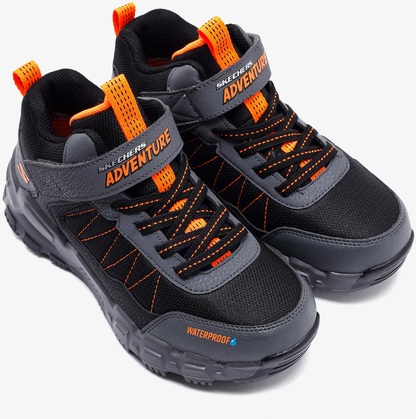Ботинки для мальчика Skechers Adventure Track 406400L CCBK 32 (1 US) серые фото 8