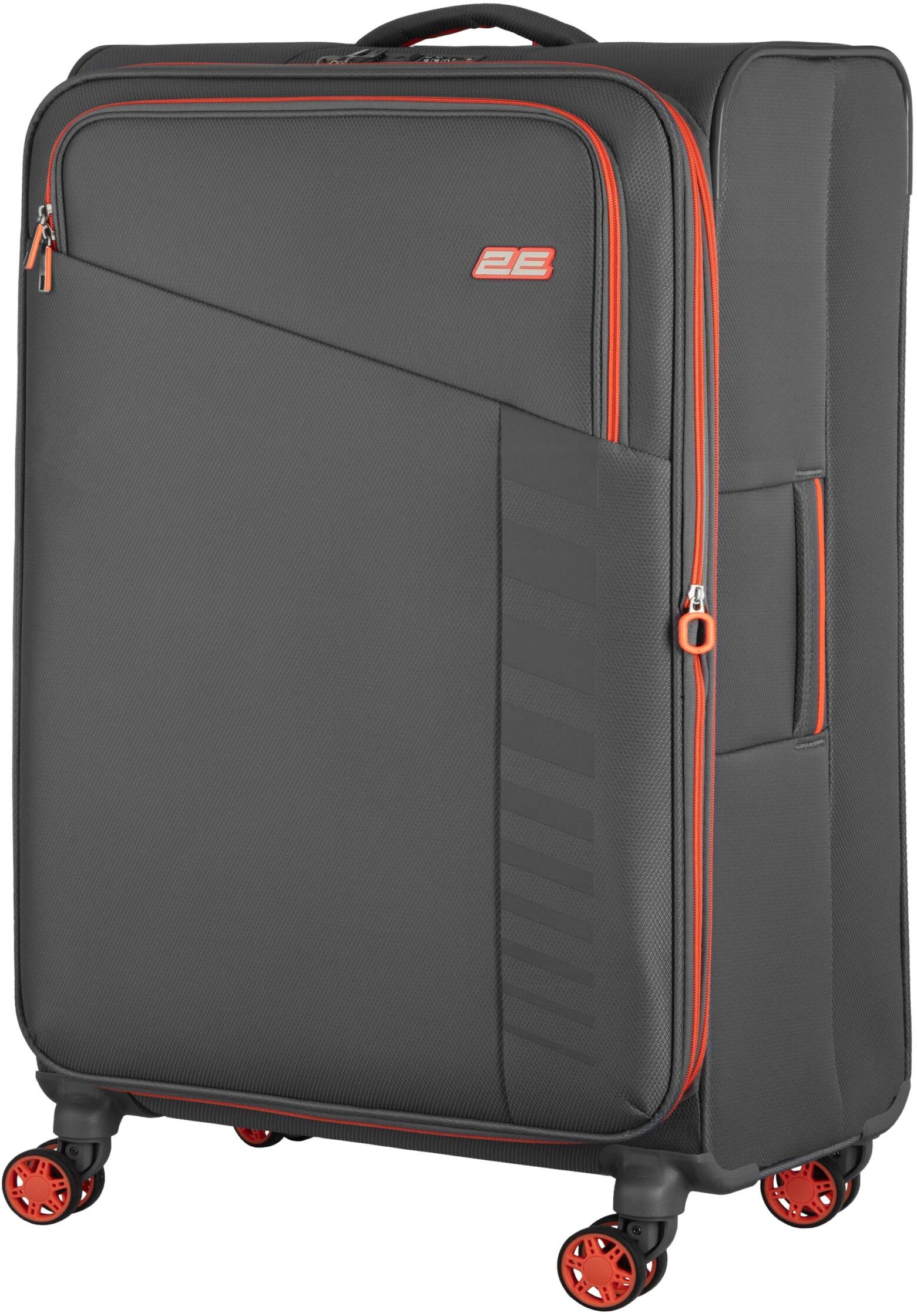 Набір валіз 2E, Trek, (M+S), TSA, 4 колеса, + 2 рюкзаки Cabin (2E-BPET-CABIN-GR), поліестр, сіріфото10