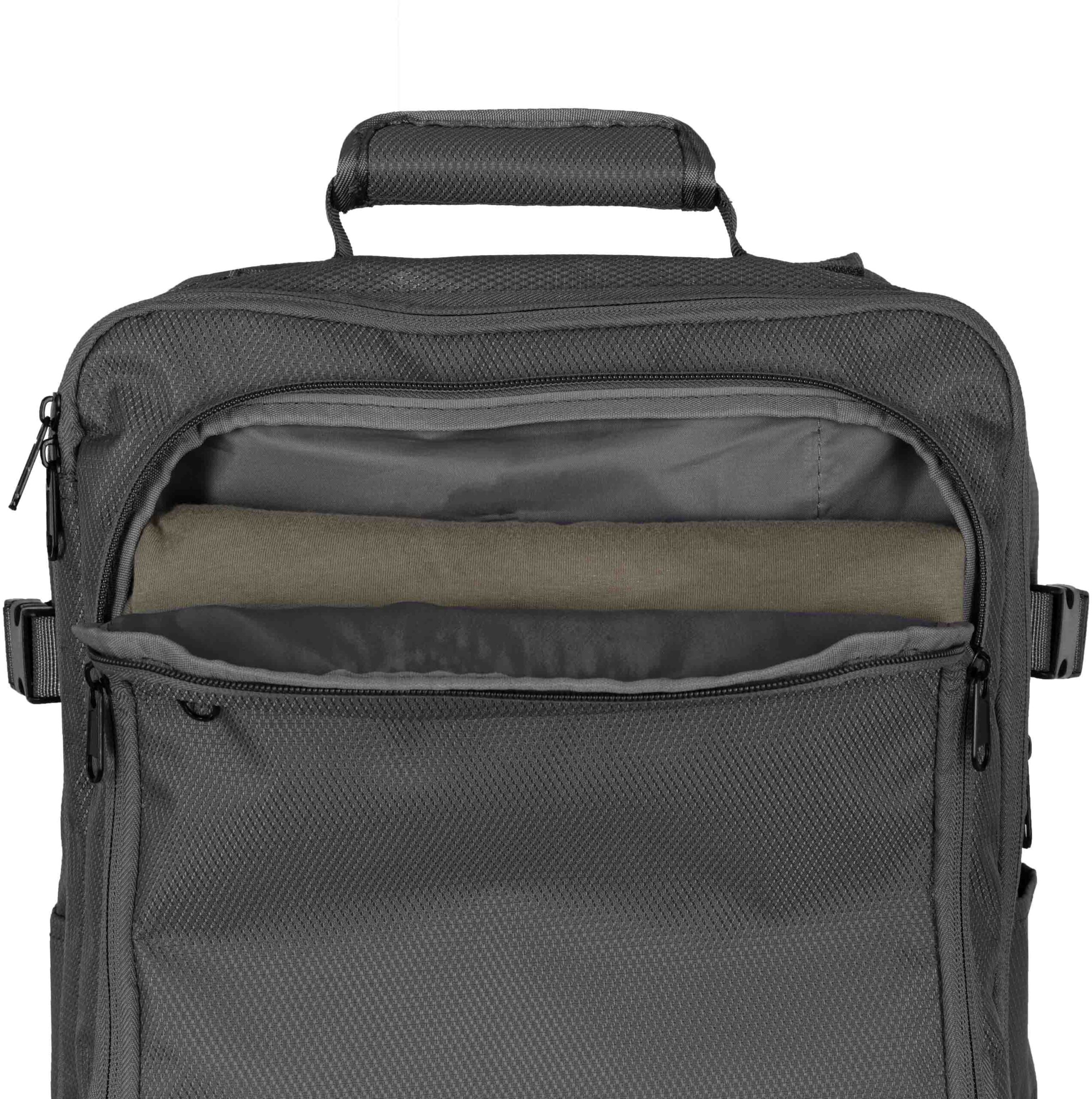 Набір валіз 2E, Trek, (M+S), TSA, 4 колеса, + 2 рюкзаки Cabin (2E-BPET-CABIN-GR), поліестр, сіріфото25