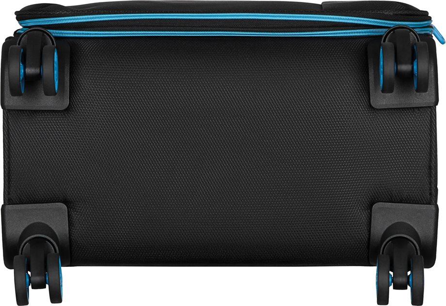 Набір валіз 2E, Trek, (M+S), TSA, 4 колеса, + 2 рюкзаки Cabin (2E-BPET-CABIN-BK), поліестр, чорніфото13