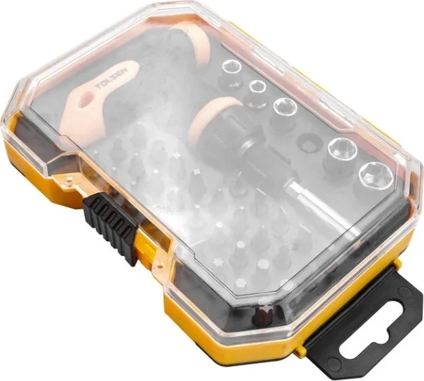 Отвертка с набором бит Tolsen, 1/4", 41шт (20036) фото 4