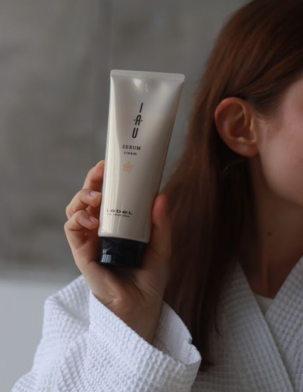 Аромакрем для зволоження та розгладження волосся Lebel IAU Serum Cream 200 млфото4