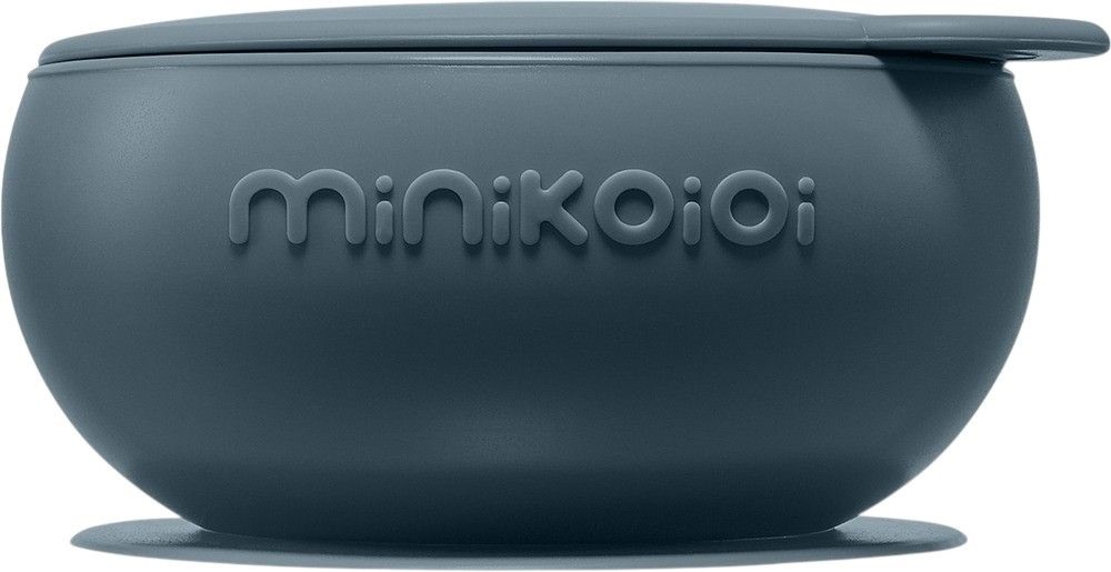 Набор для кормления силиконовый MinikOiOi BLW Set I - Deep Blue (101070060) фото 4