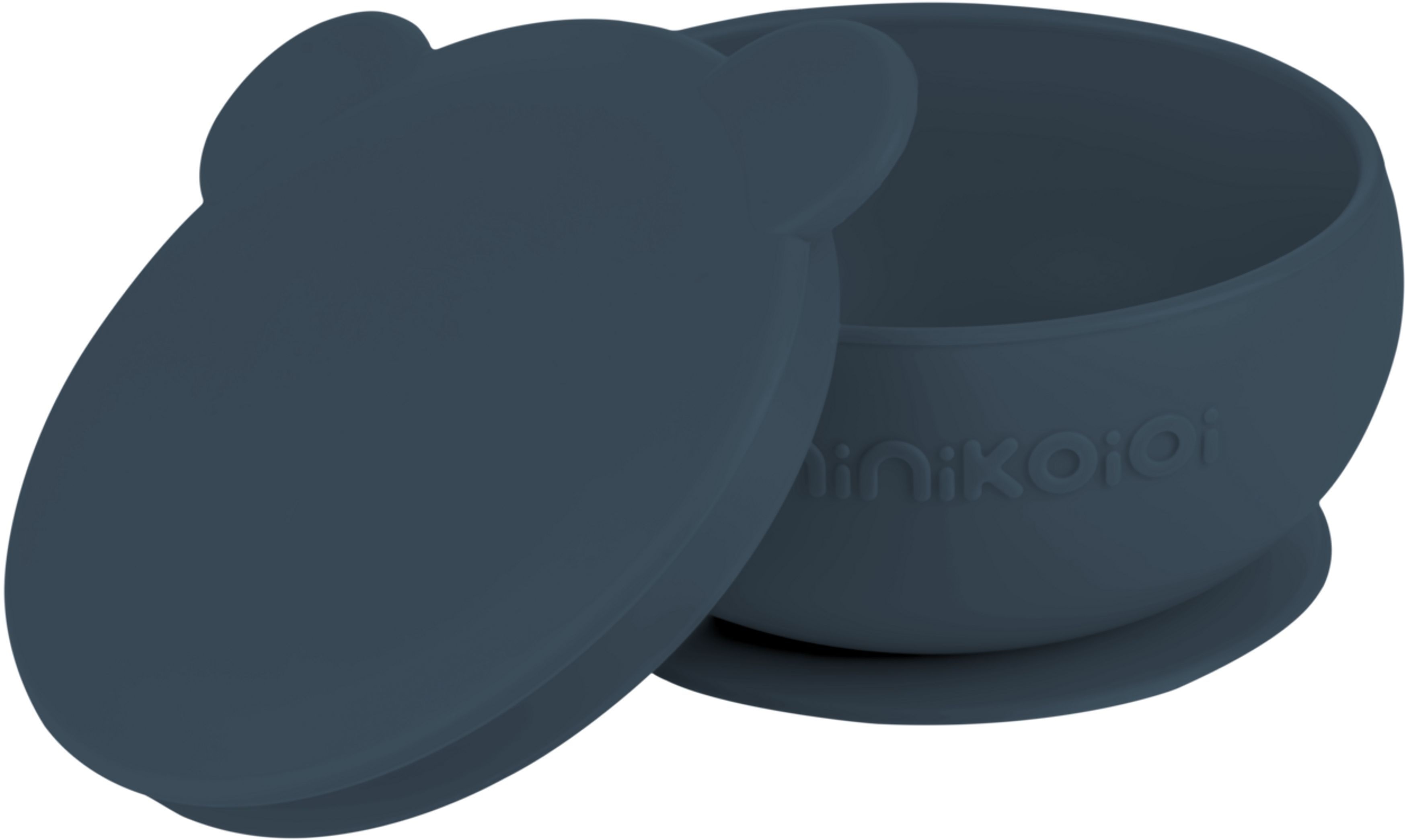 Набор для кормления силиконовый MinikOiOi BLW Set I - Deep Blue (101070060) фото 2