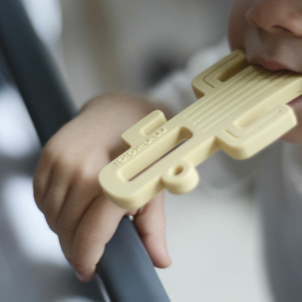 Прорізувач для зубів силіконовий MinikOiOi Cactus - Mellow Yellow (101090006)фото3