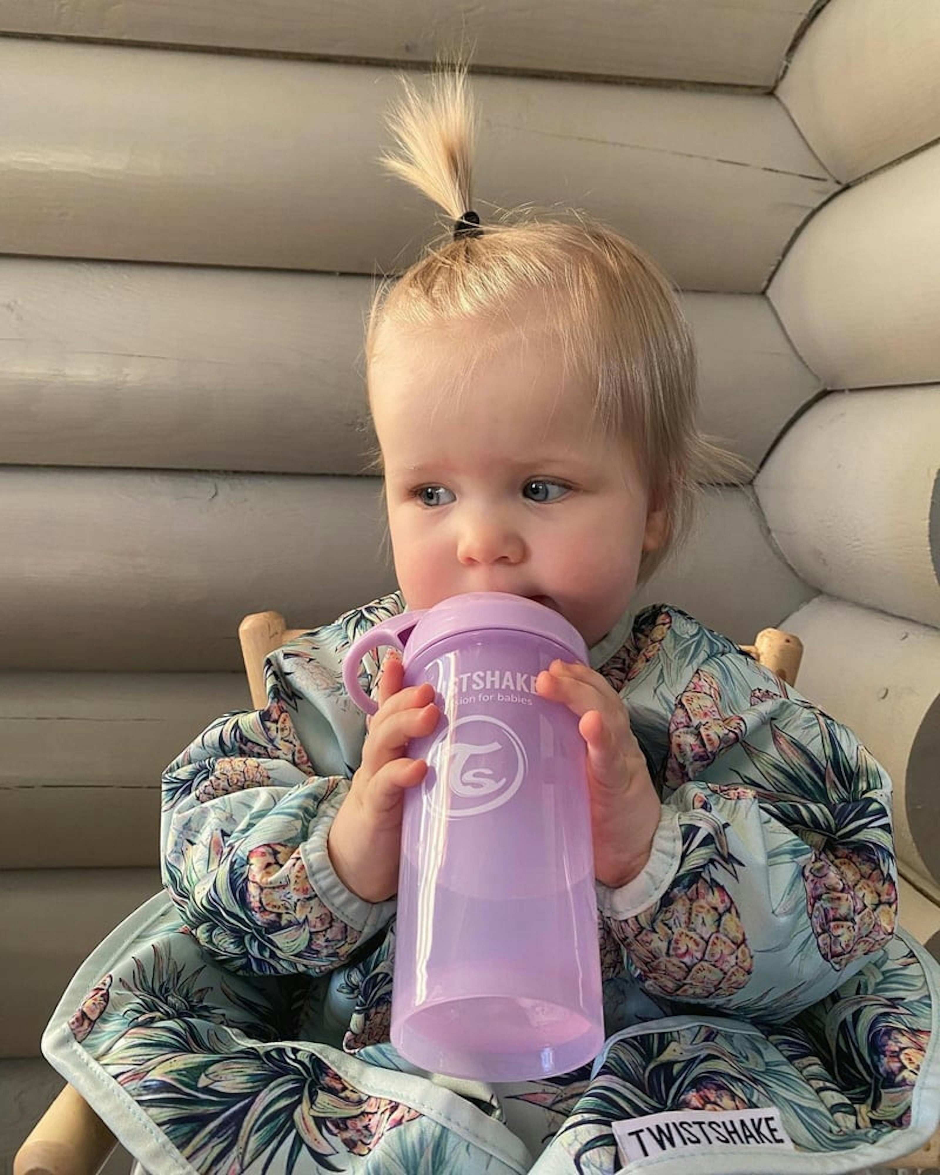 Чашка-непроливайка із силіконовою соломинкою Twistshake Pastel Purple 360 ​​мл, 6+міс, (78591)фото3