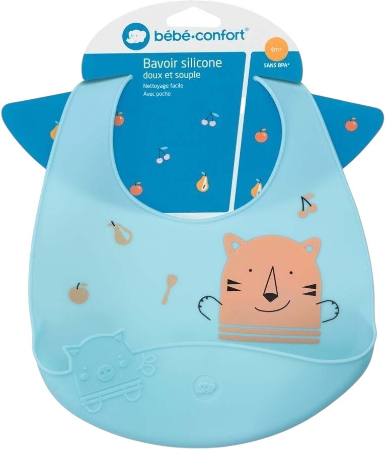 Нагрудник силіконовий м'який Bebe Confort Domino (3105207900)фото2