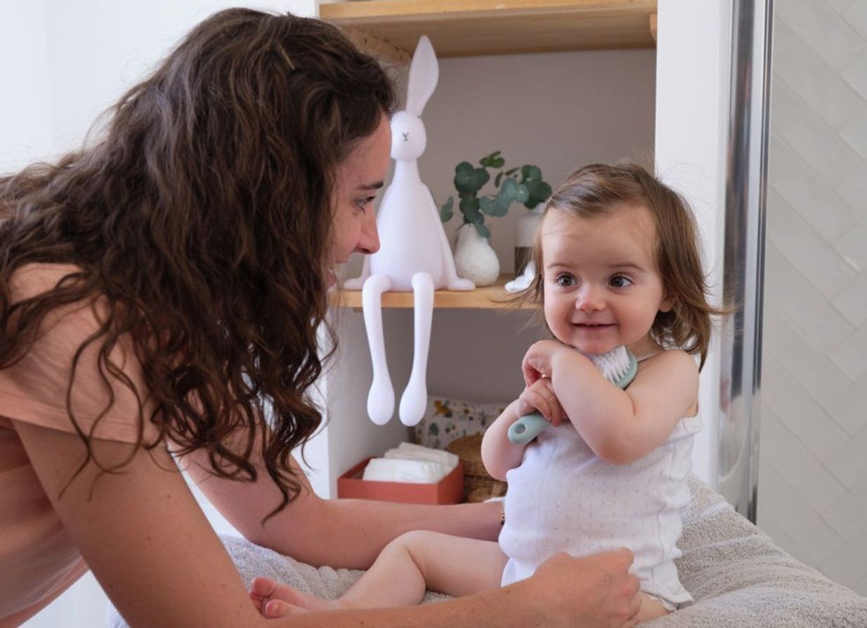 Щеточка с зеркалом и расческа Bebe Confort Lovely Donkey Green (3106209800) фото 5