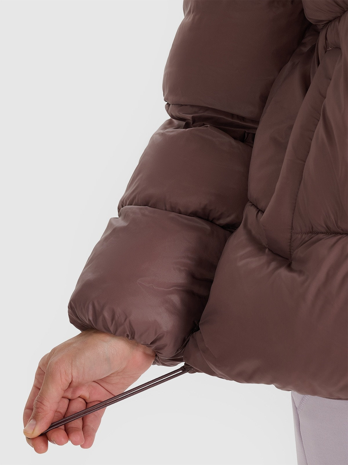 Пуховик жіночий 4F Down Jacket F585 4FWAW25TDJAF585-80S XS коричневийфото7