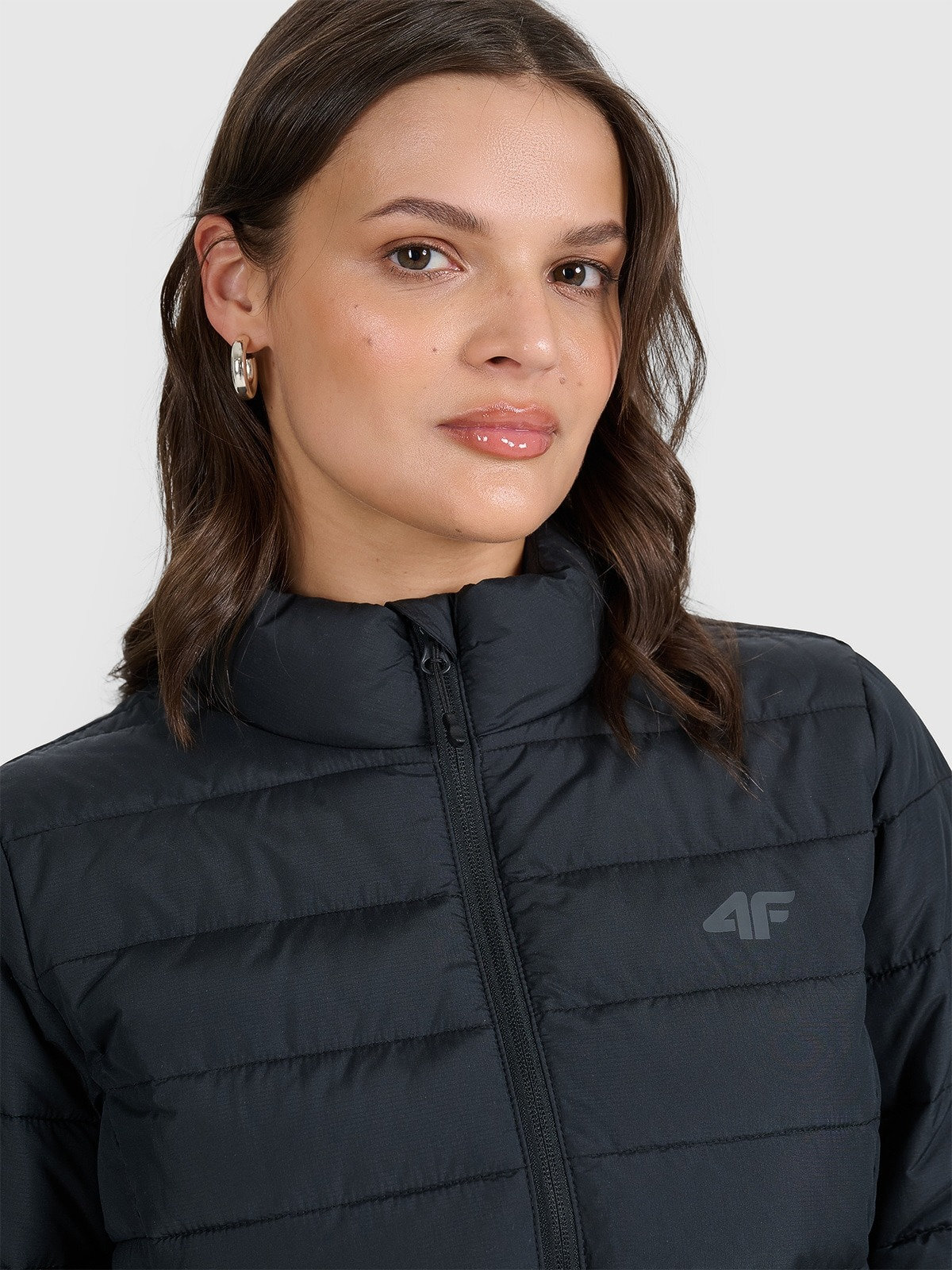 Пуховик жіночий 4F Down Jacket 4FWAW25TDJAF665-20S S чорнийфото5