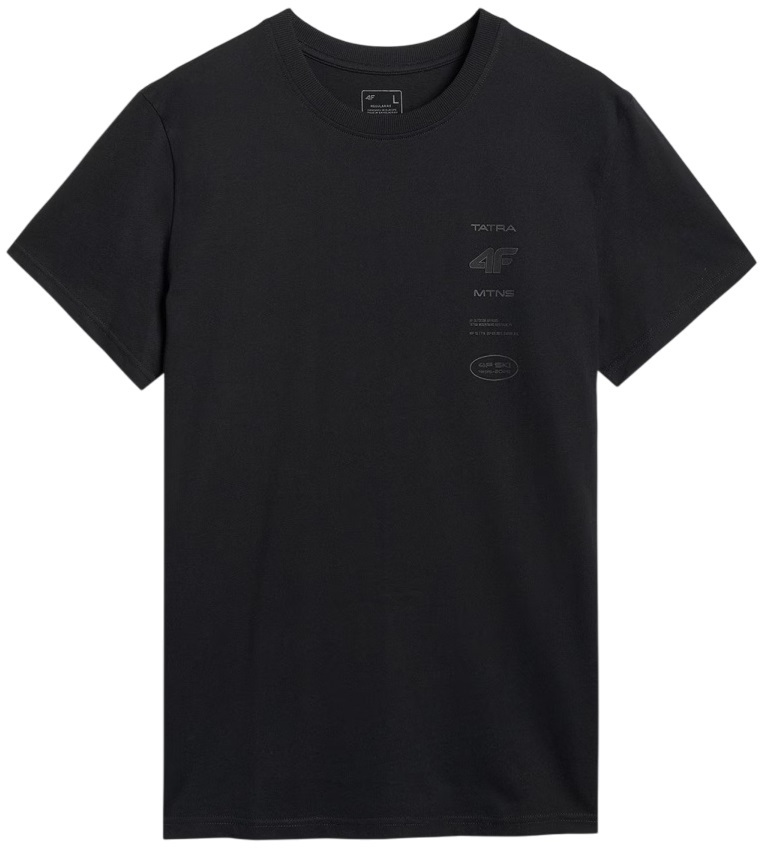 Футболка мужская 4F Tshirt M2402 S черная фото 5