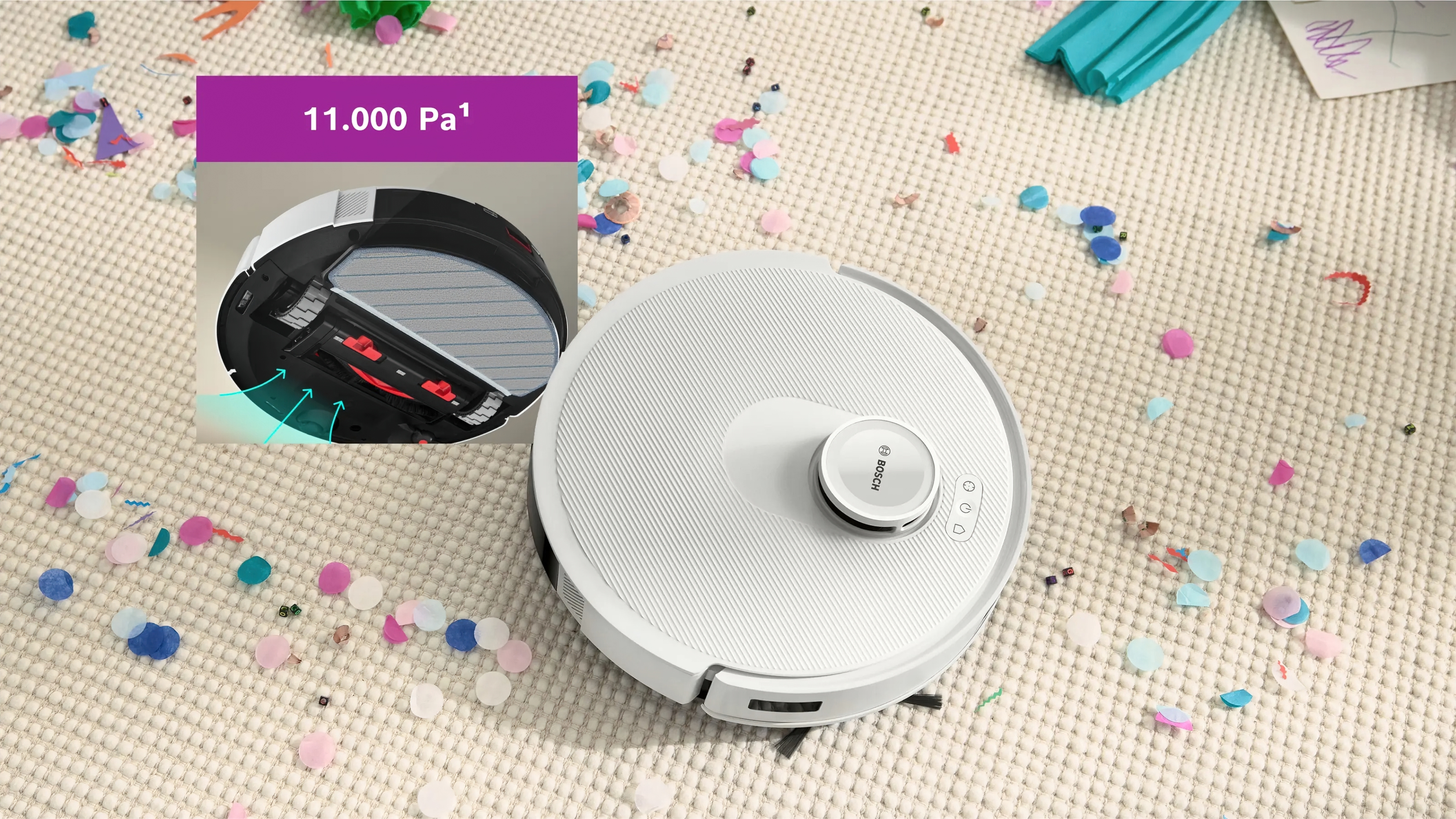 Робот-пылесос Bosch Spotless BCRC1W фото 4