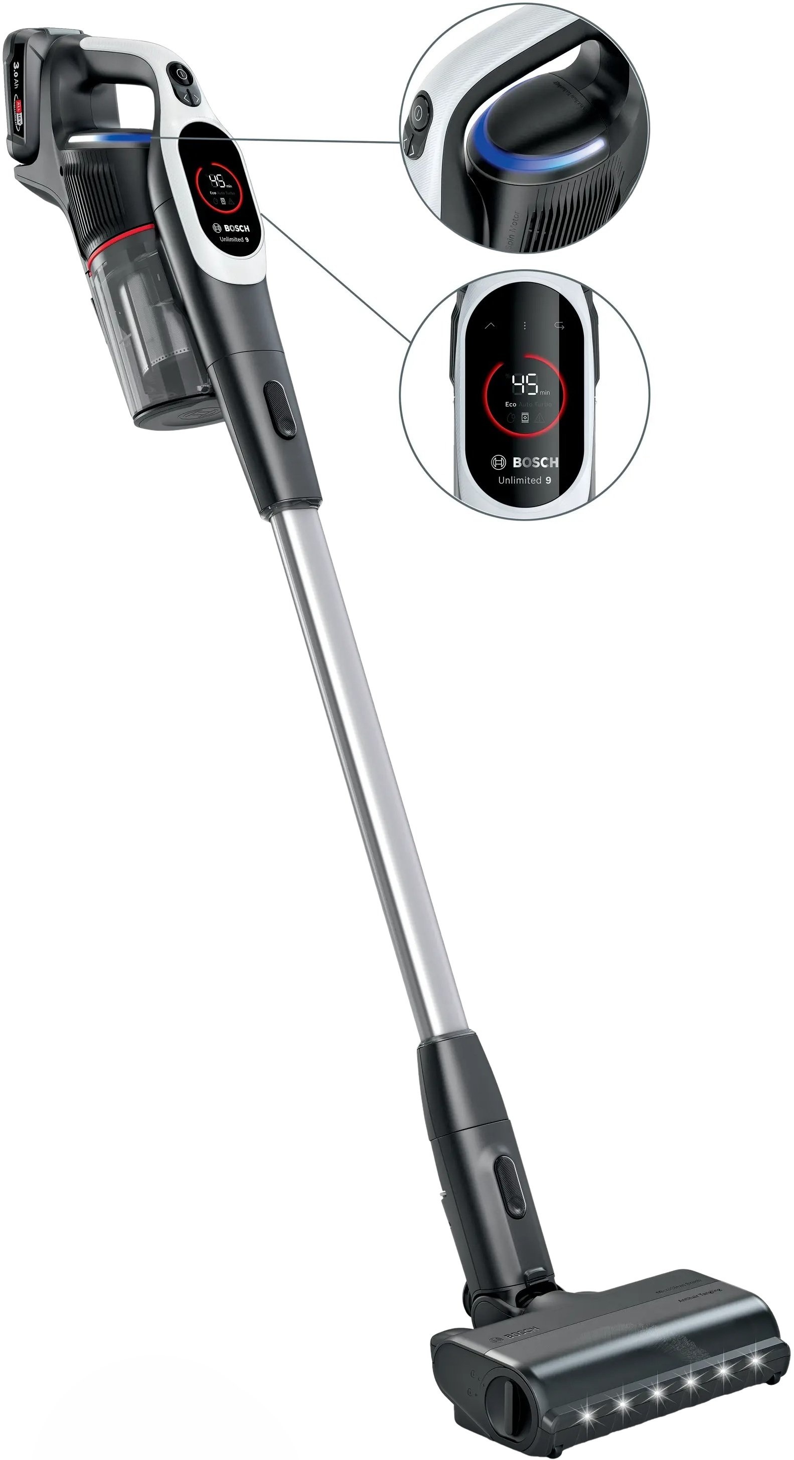 Аккумуляторный пылесос Bosch Unlimited 9 BCS931WBA фото 2