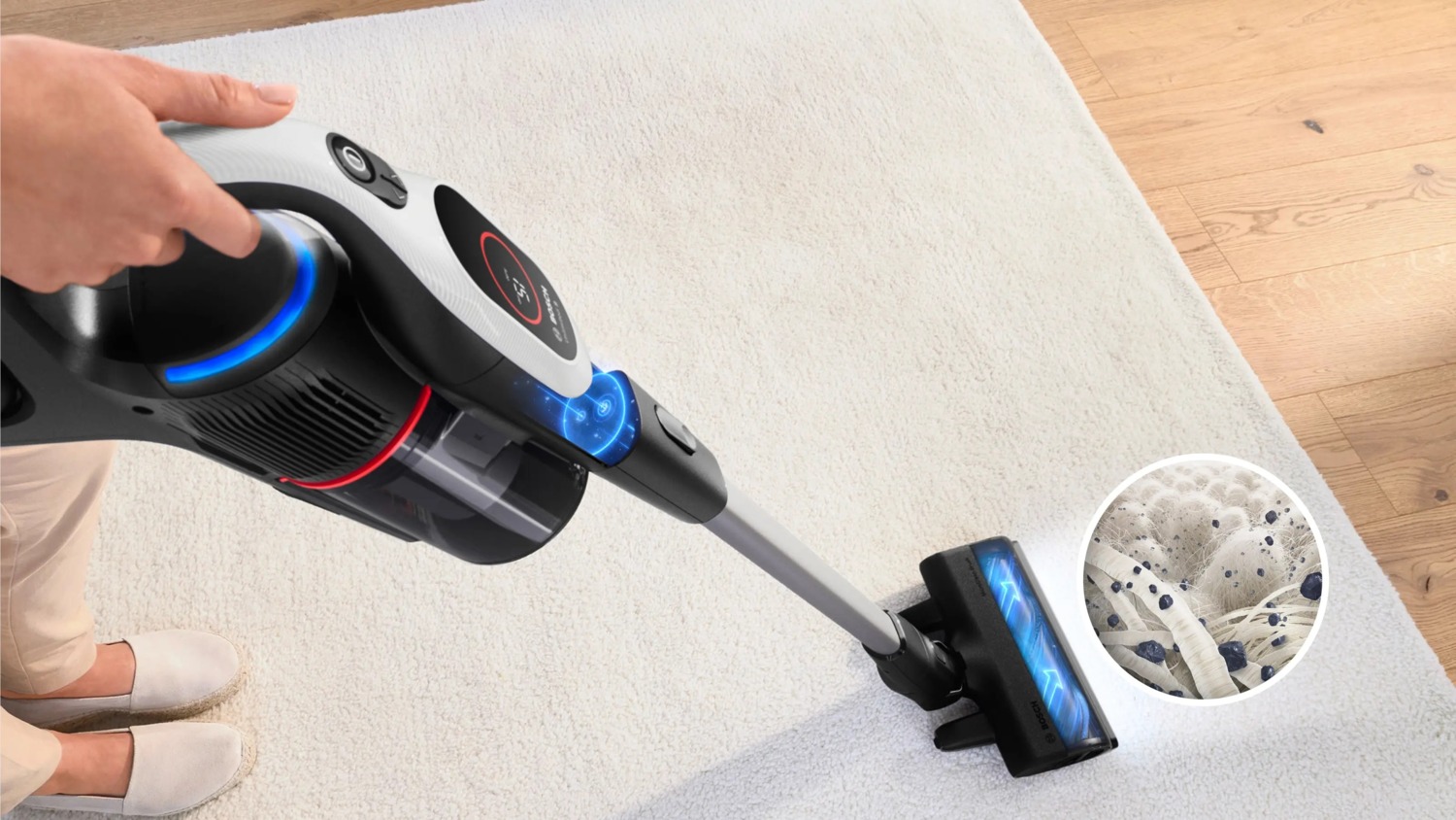 Аккумуляторный пылесос Bosch Unlimited 9 BCS931WBA фото