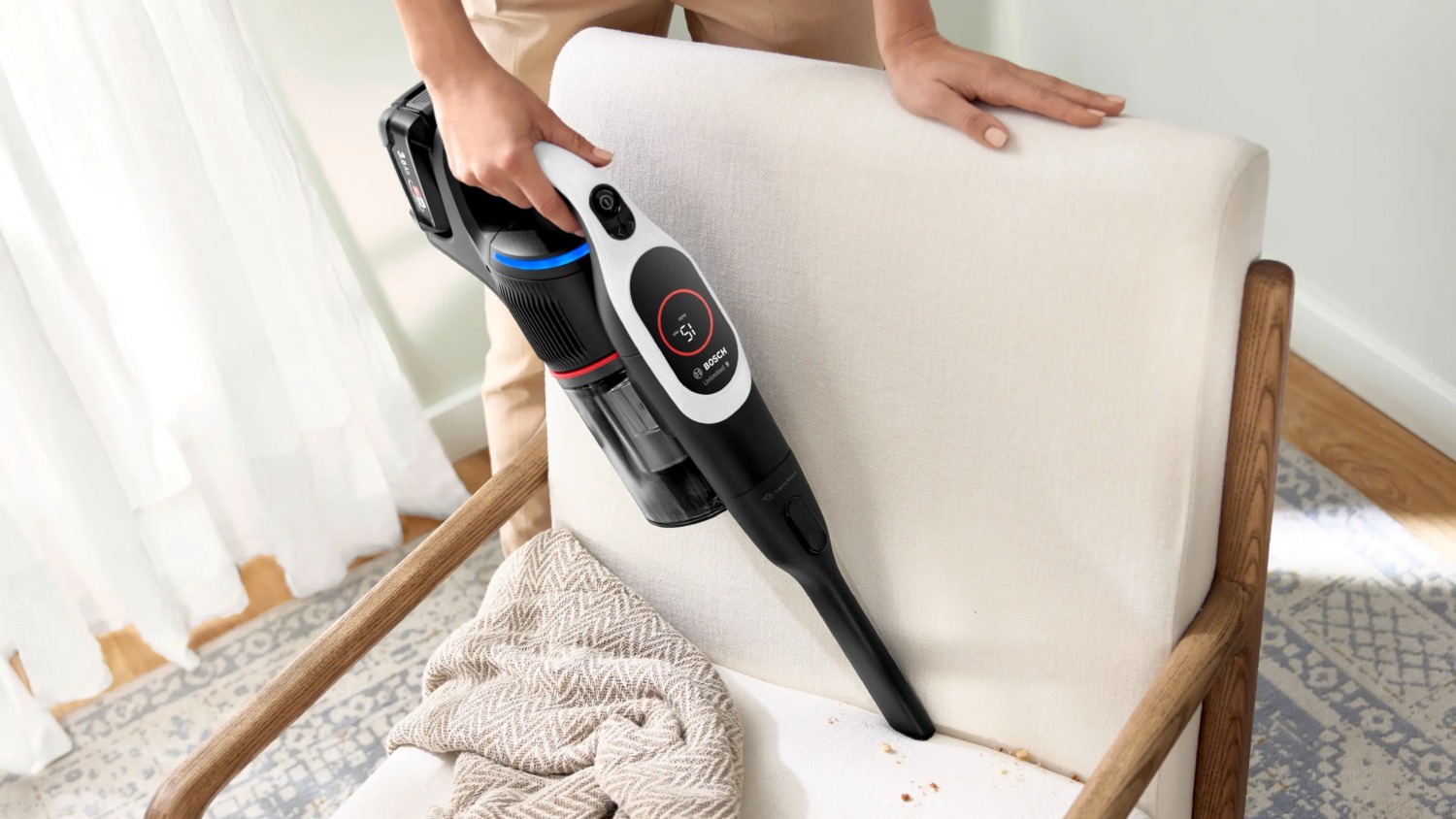 Аккумуляторный пылесос Bosch Unlimited 9 BCS931WBA фото