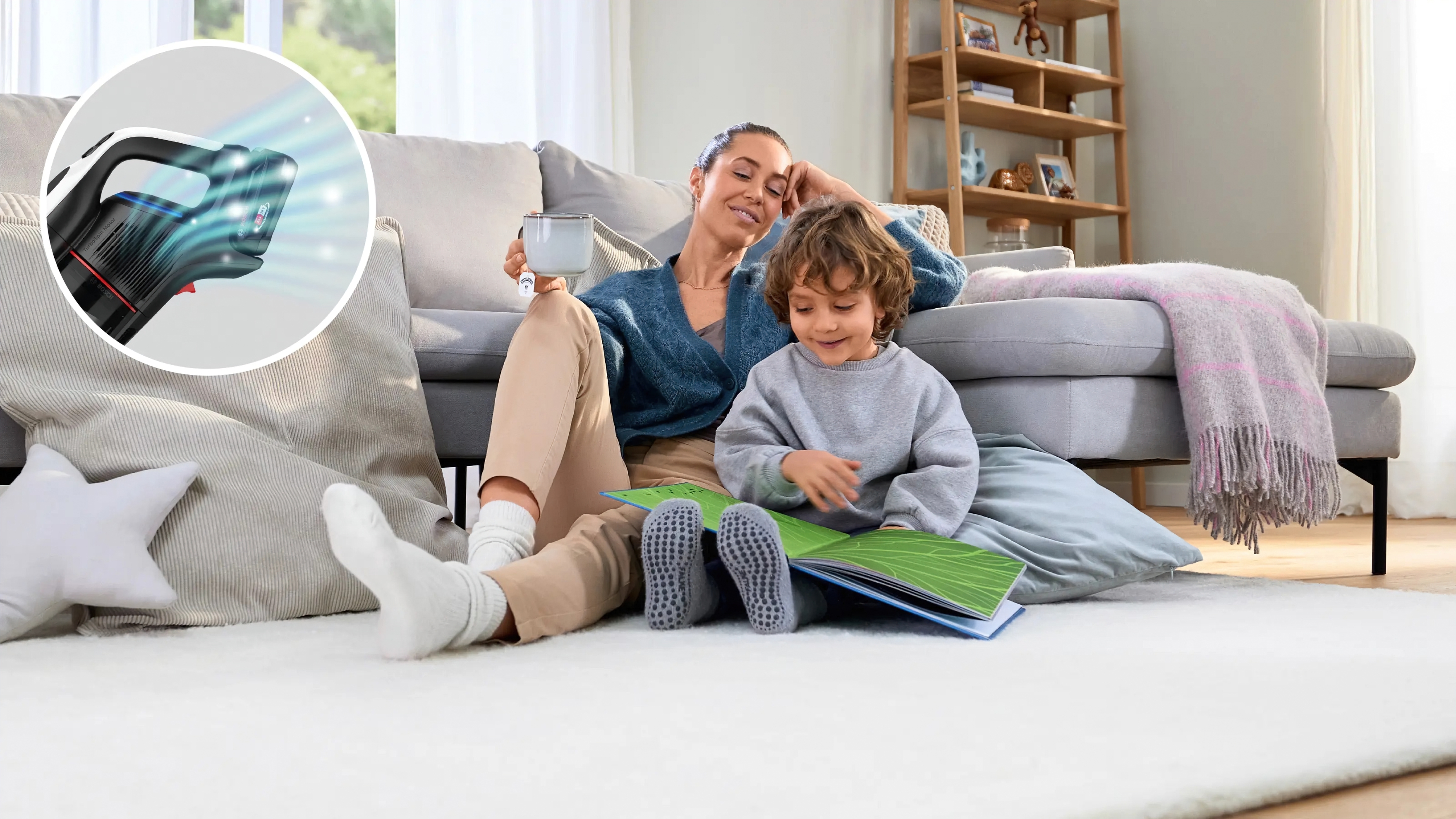 Аккумуляторный пылесос Bosch Unlimited 9 BCS931WBA фото 7