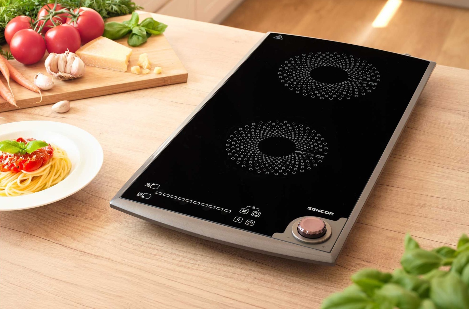 Плита настольная индукционная Sencor SCP5414GY фото