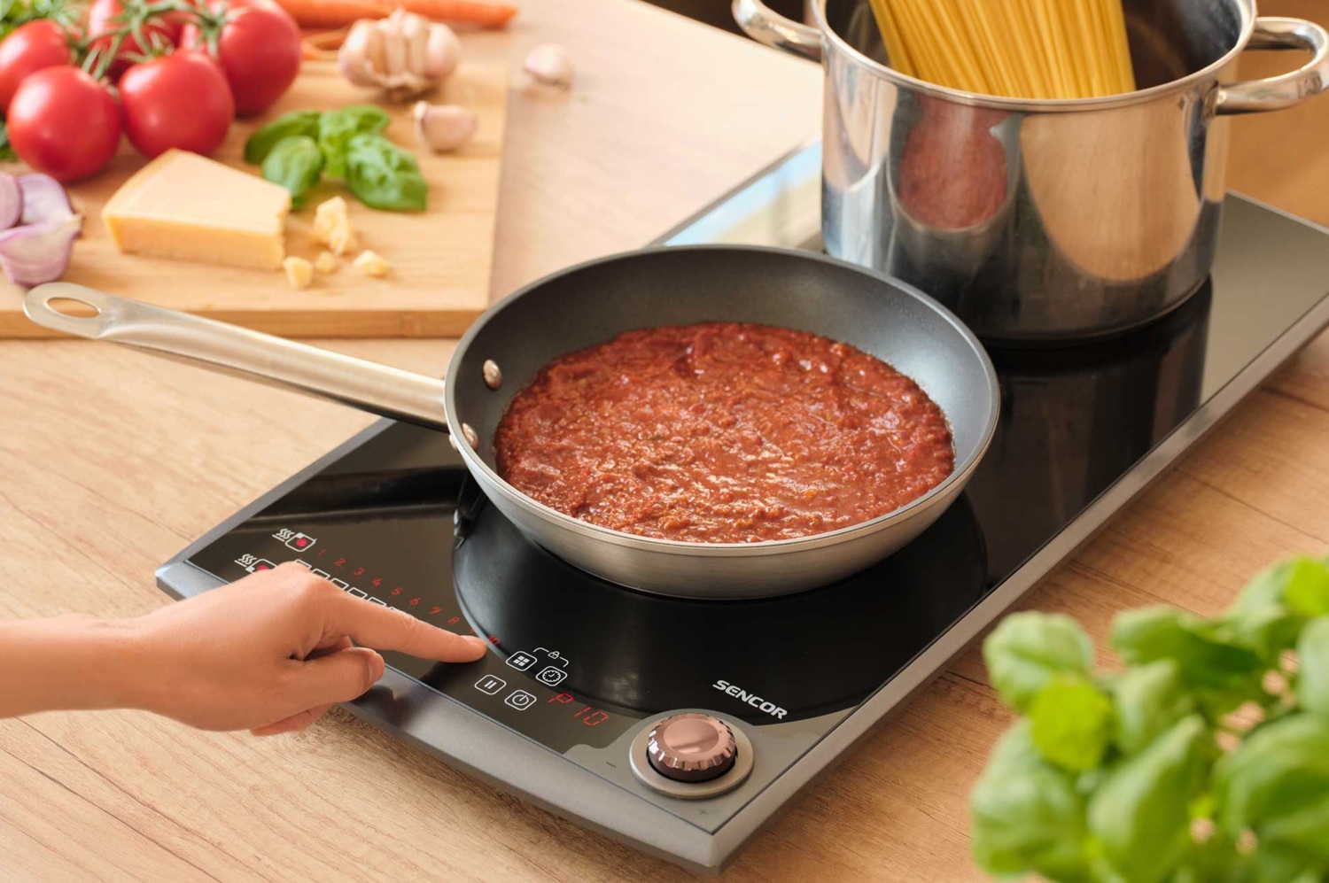 Плита настольная индукционная Sencor SCP5414GY фото