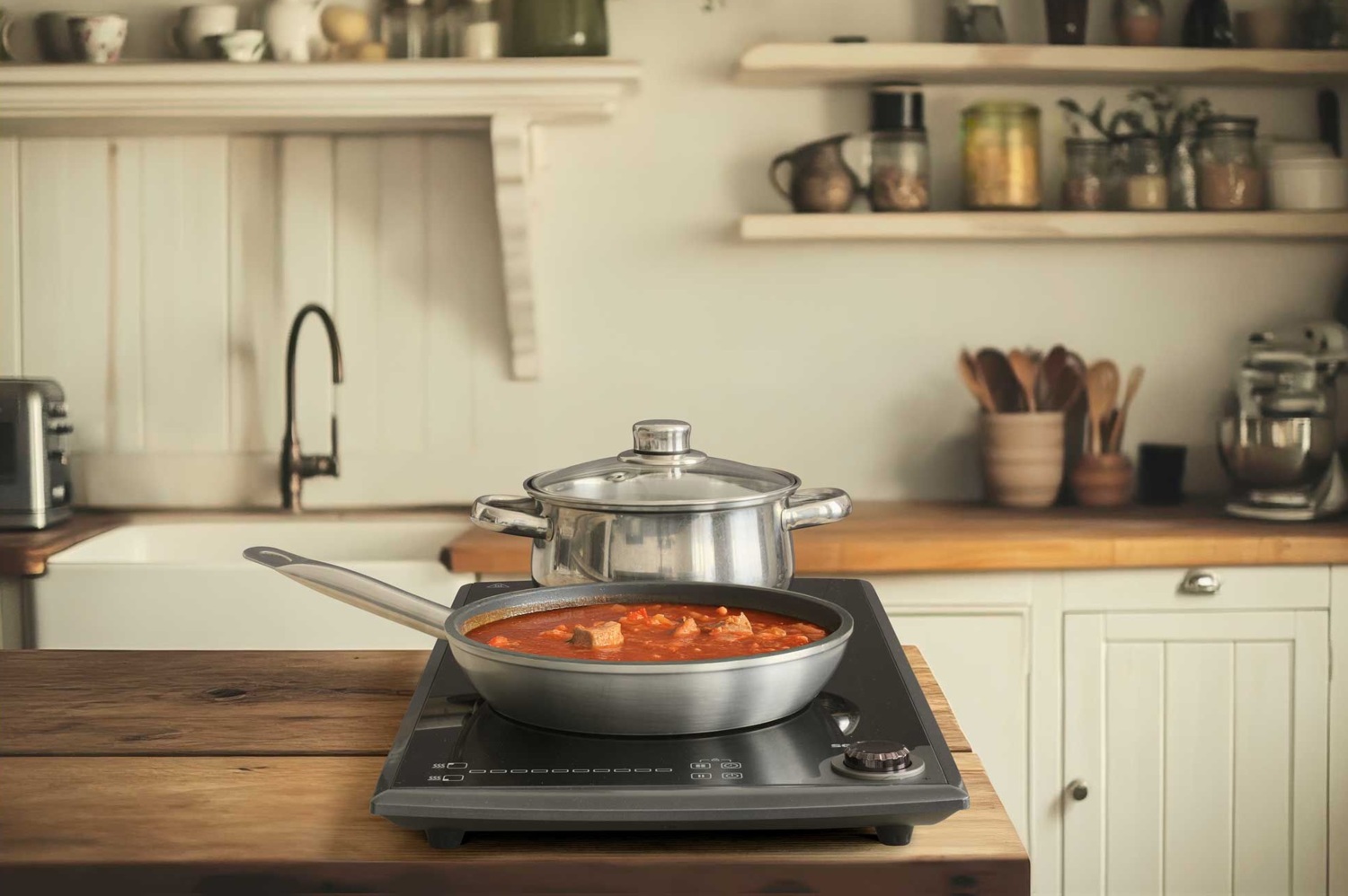 Плита настольная индукционная Sencor SCP5414GY фото