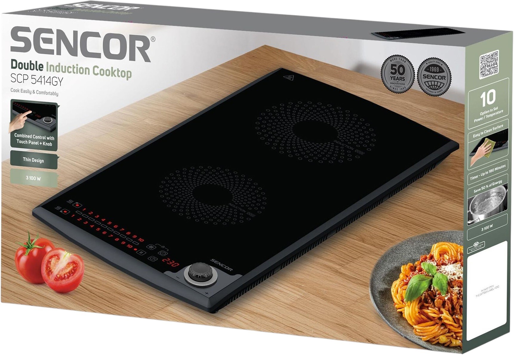 Плита настольная индукционная Sencor SCP5414GY фото 7