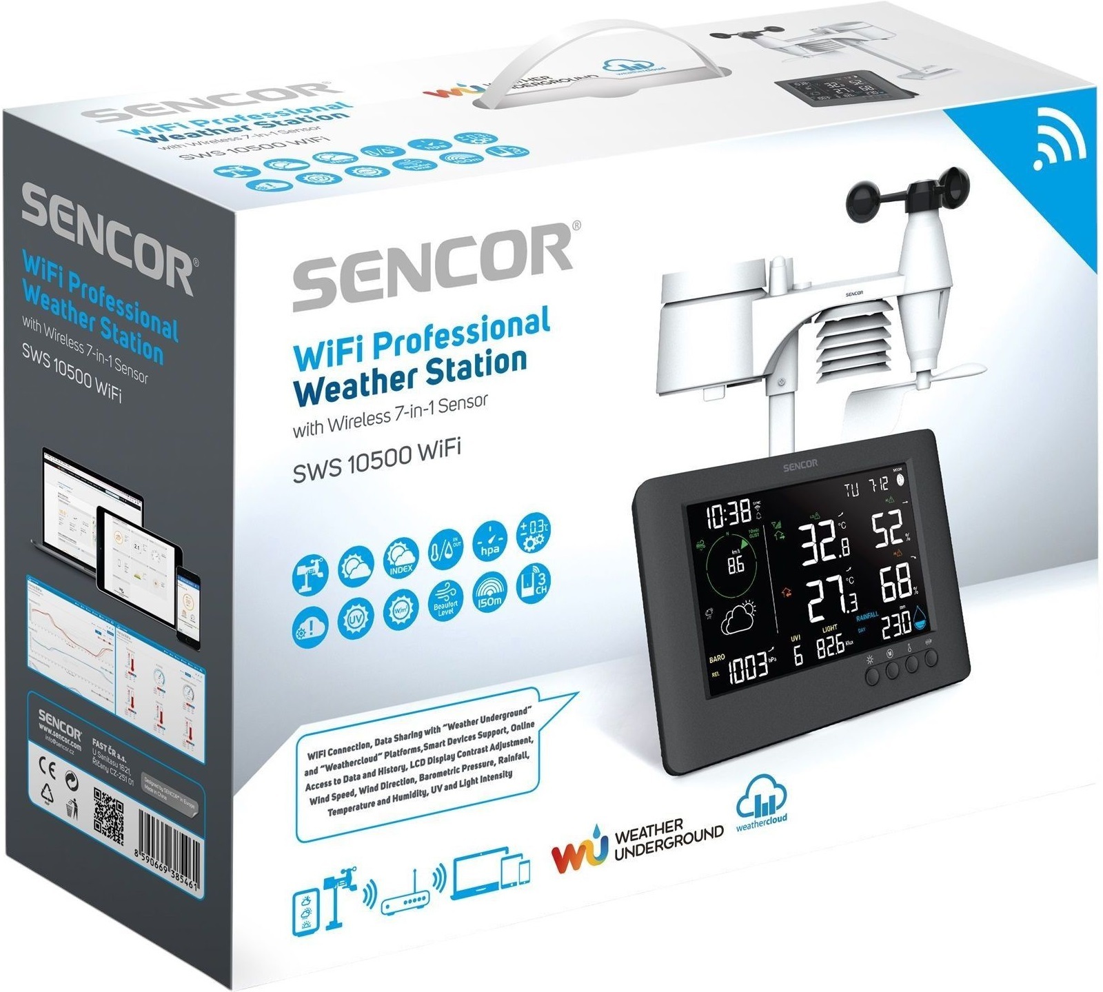 Метеостанція Sencor SWS10500WIFIфото