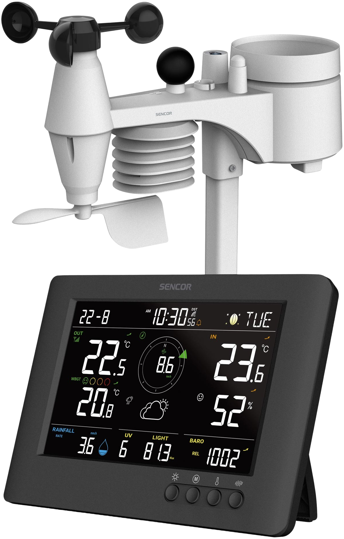 Метеостанція Sencor SWS9500фото