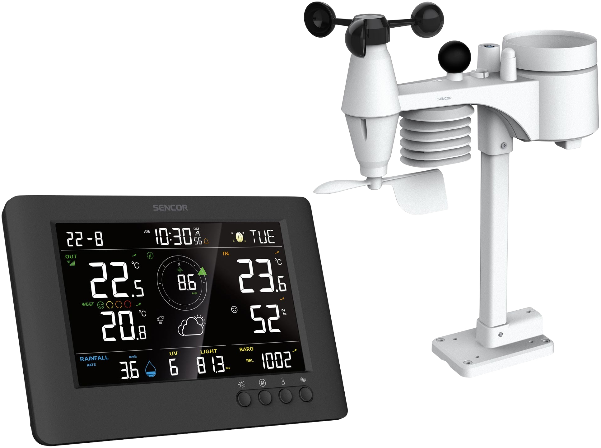 Метеостанція Sencor SWS9500фото